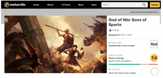 《战神：斯巴达之子》引热议 被批挂着战神名字圈钱